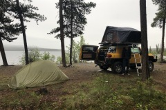 Camping at Morlin lake