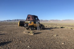 Campsite in the desert