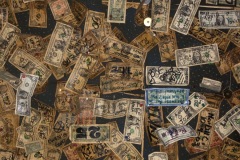 Money ceiling in Yukon Bar