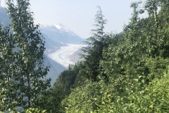 First view of Salmon Glacier