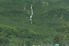 One of the hundreds of waterfalls
