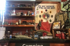 A local outfitter had a nice camping display