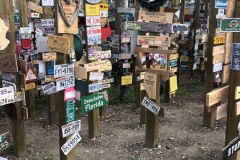 Signpost forest in Watson lake