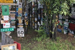 Signpost forest in Watson lake