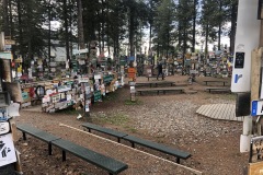 Signpost forest in Watson lake