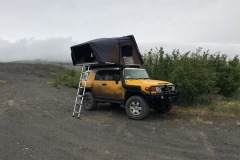 Camp for the night.  Snowed in the AM