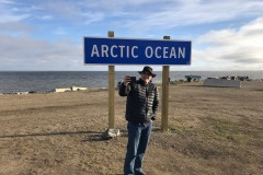 Carl at the sign