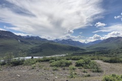 Mountains and rivers on the Dempster.
