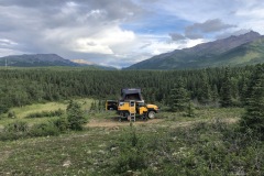 Campsite outside of Denali