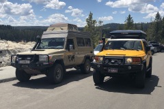 Austrian Overlander in a Cruiser.