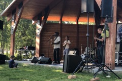 Reggae band in the park