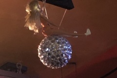 Barbie at a dive bar.